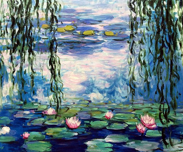 Клод Моне водяные лилии кувшинки