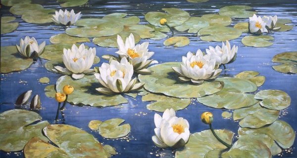 Моне Лотосы кувшинки