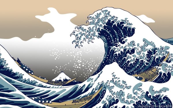 Кацусика Хокусай волна