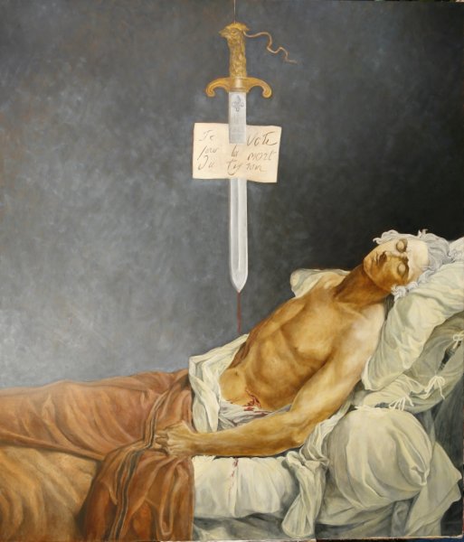 Давид смерть Марата картина