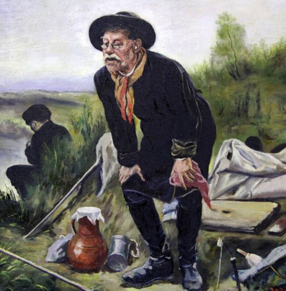 Василий Григорьевич Перов рыболов