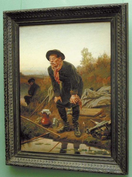 Василий Григорьевич Перов рыболов 1871