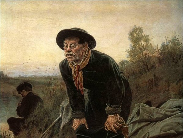 Василий Григорьевич Перов рыболов 1871