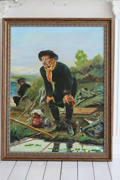 Василий Григорьевич Перов рыболов 1871