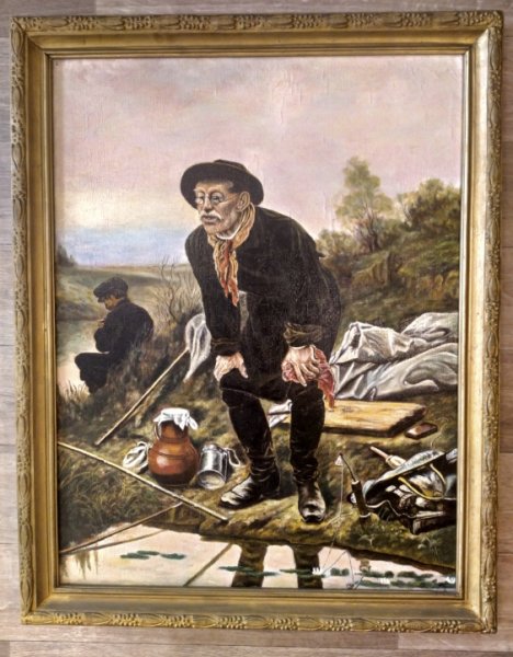 Василий Григорьевич Перов рыболов 1871