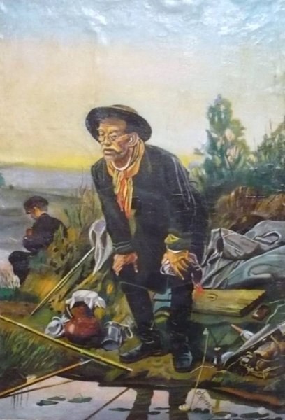 Картина рыболов