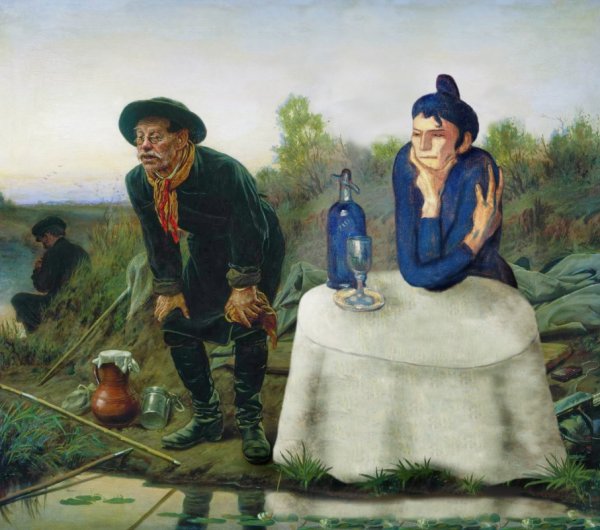 Василий Григорьевич Перов рыболов 1871