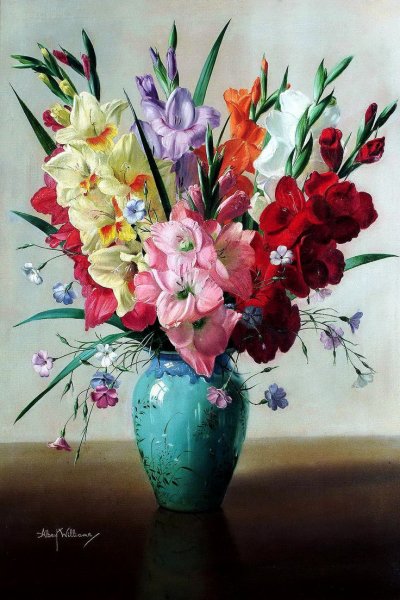 Альберт Вильямс цветочный натюрморт
