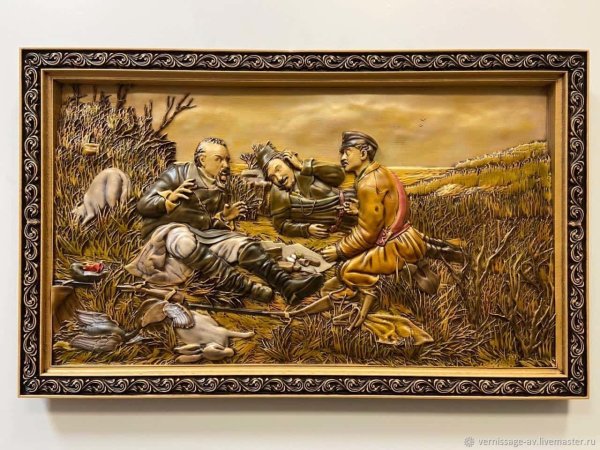 Охотники на привале Перова