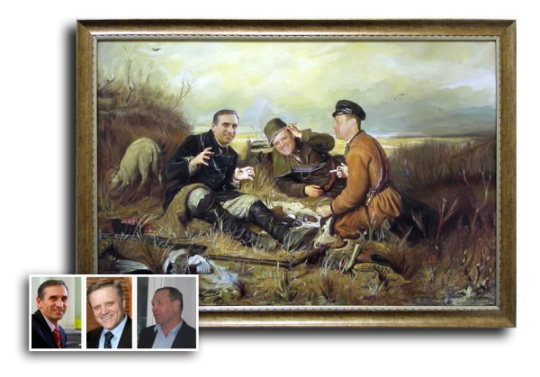 Охотники на привале Василия Перова