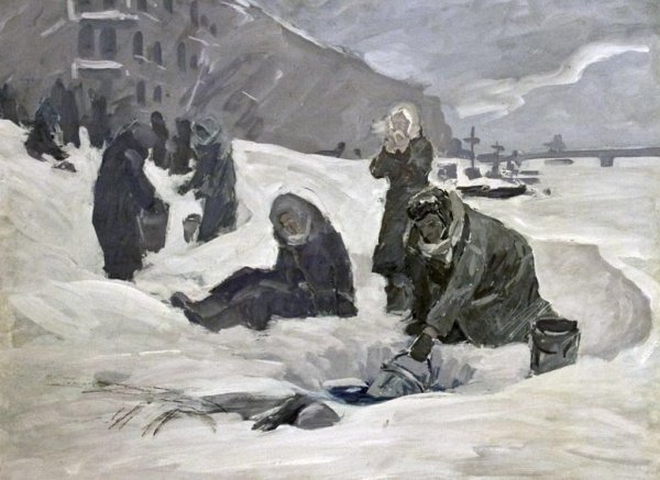 Блокадный Ленинград фон