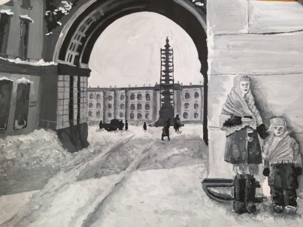 Художник Нева блокада