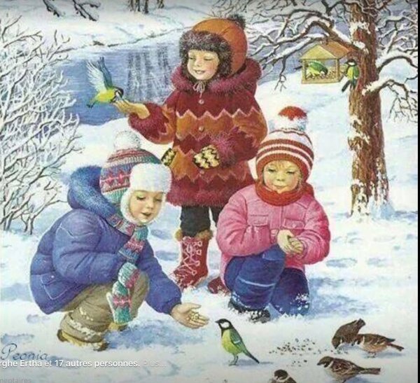 Зима для детей в детском саду