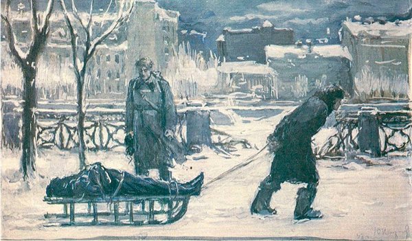 Дорога жизни блокадного Ленинграда рисунки полуторка