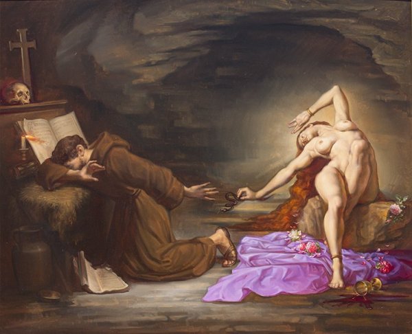 Шильдер искушение Третьяковская галерея