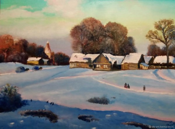 Николай Крылов зимний вечер