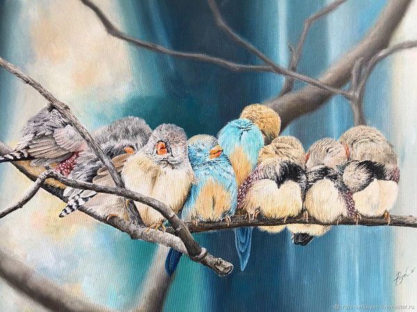 Птица на ветке