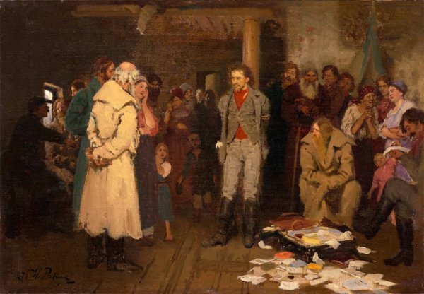 Картина Репина арест пропагандиста