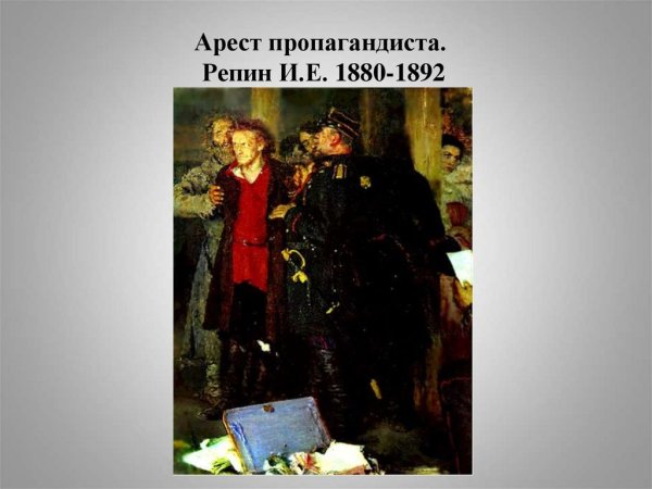 Илья Ефимович «арест пропагандиста», 1880 — 1892