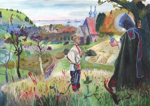 Михаил Нестеров видение отроку Варфоломею