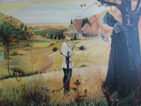 Отрок Варфоломей картина Нестерова