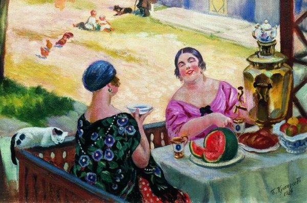 Кустодиев Купчиха