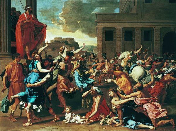 Никола Пуссен похищение сабинянок