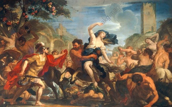 Пуссен похищение сабинянок
