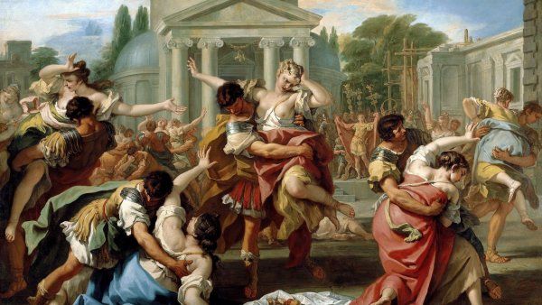 Похищение сабинянок Рубенс