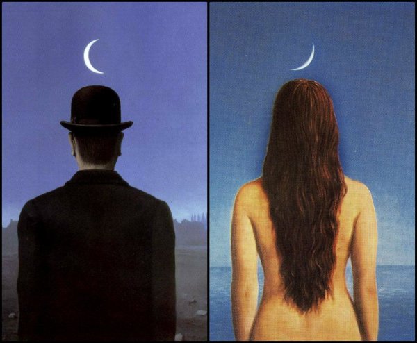 Рене Магритт красная модель