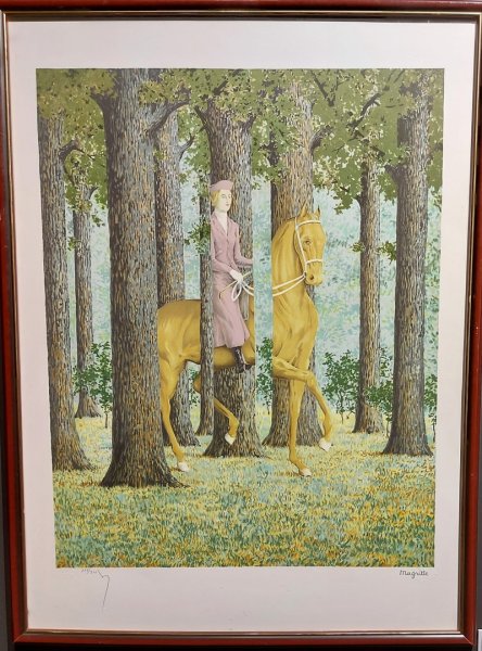 Рене Магритт декалькомания