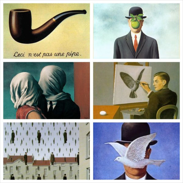 Рене Магритт ясновидение автопортрет