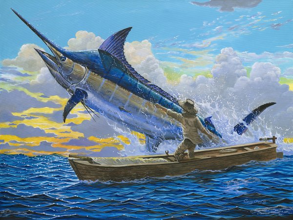 Старик и море Хемингуэй иллюстрации