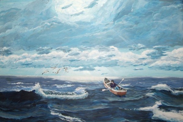 Хемингуэй старик и море в живописи