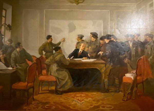 Цыплаков. В.И.Ленин в Смольном