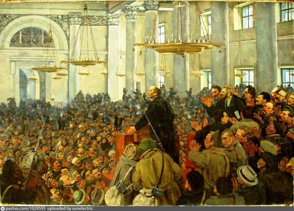 Ленин и манифестация 1919