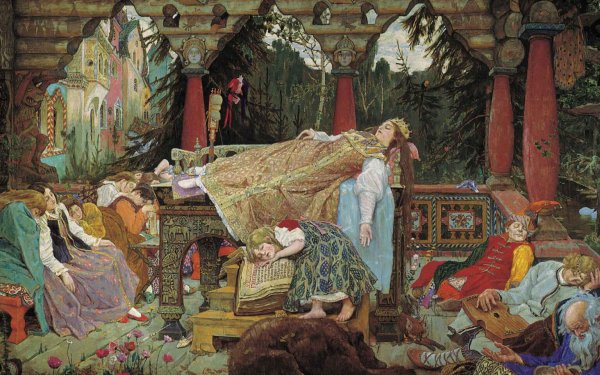 Васнецов спящая Царевна