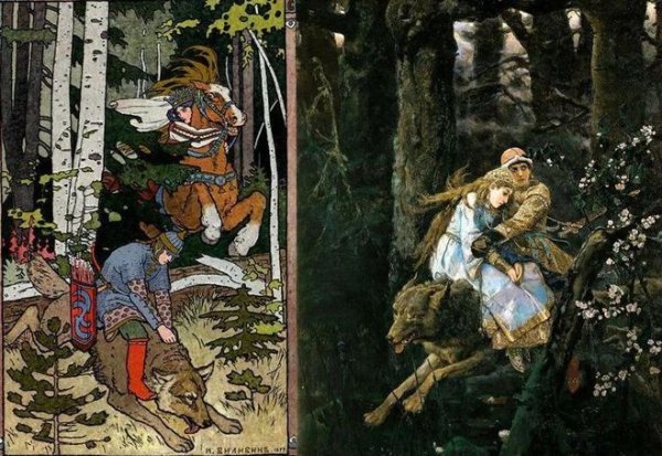 Иллюстрации к сказкам Билибина и Васнецова