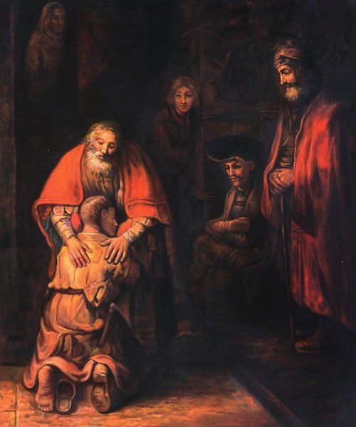 Рембрандт Ван Рейн Возвращение блудного сына