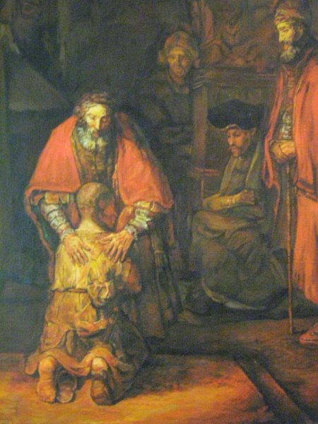 Блудный сын картина Рембрандта