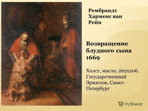 Персонажи картины Рембрандта Возвращение блудного сына