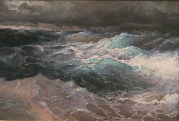 Айвазовский среди волн