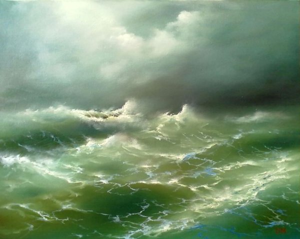 «Море, шторм-2» Айвазовский