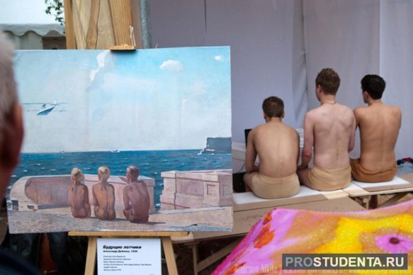 Александр Дейнека будущие летчики 1938