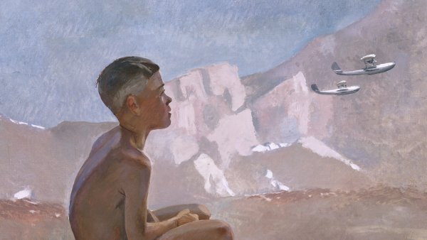 Сочинение по картине будущие летчики