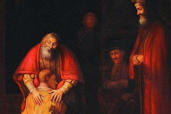 Рембрандт Возвращение блудного сына картина