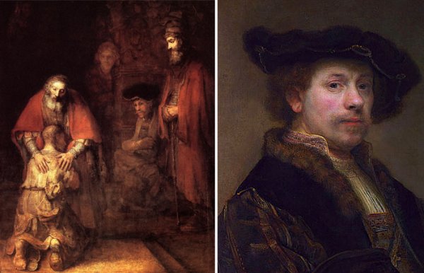Рембрандт Возвращение блудного сына руки отца