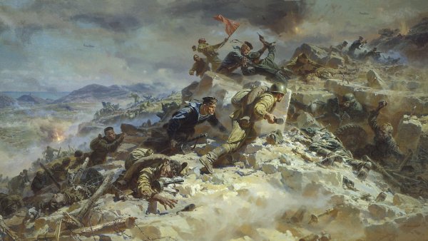 Петр Мальцев штурм сапун горы