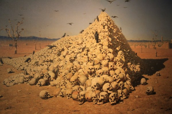 Апофеоз войны Василий Верещагин картина