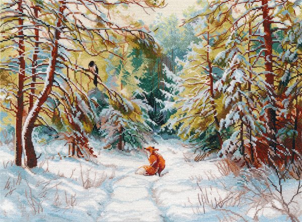 Художник Болотов Александр зимние пейзажи